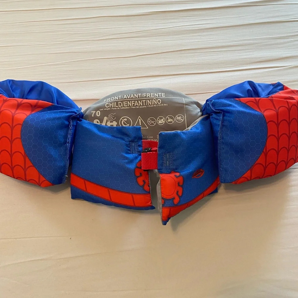 Swim Ways Toddler Kids Swim Vest with Arm Wings Spider-Man summer beach